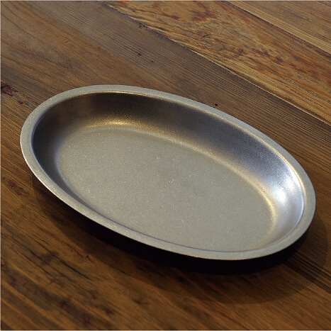 VINTAGE Oval Bowl made of stainless steel