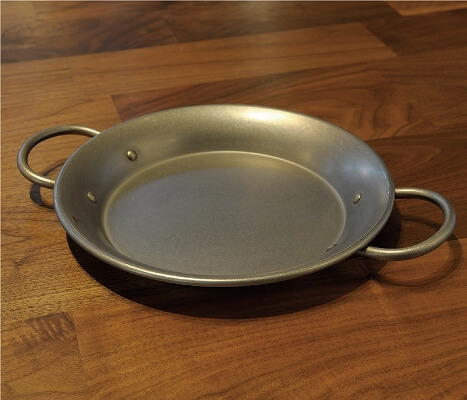 VINTAGE Paella Pan made of stainless steel